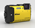 Nikon Coolpix AW130 イエロー 3Dモデル