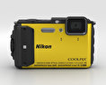 Nikon Coolpix AW130 Amarelo Modelo 3d