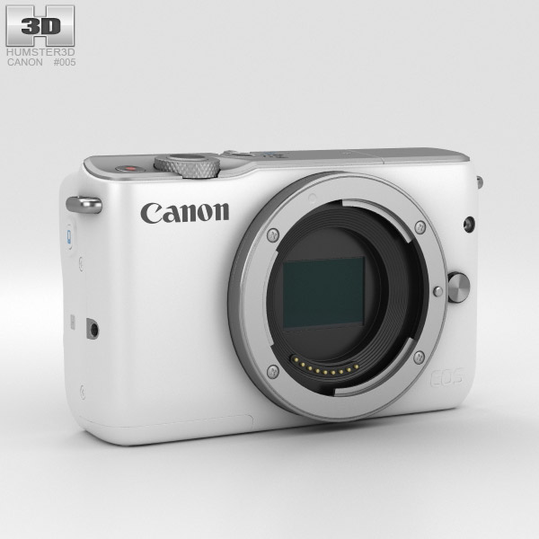 Canon EOS M10 白い 3Dモデル - 電子機器 on 3DModels