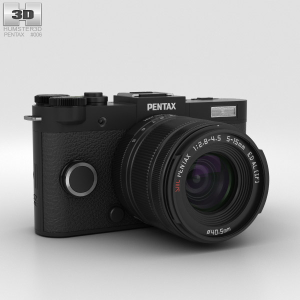 Pentax Q-S1 Charcoal Black 3D model