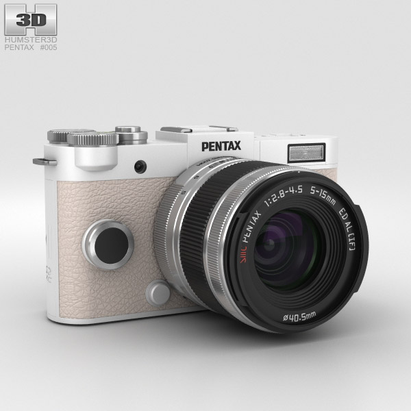 Pentax Q-S1 Pure White 3D model