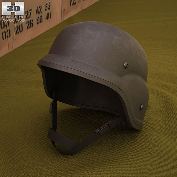 PASGT 헬멧 3D 모델 