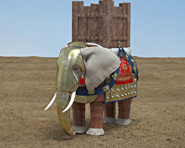 War Elephant 3D model