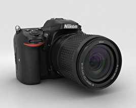 Nikon D7200 3Dモデル