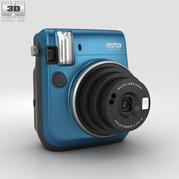 Fujifilm Instax Mini 70 Blue 3D model