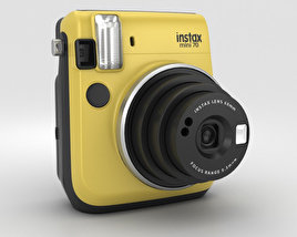 Fujifilm Instax Mini 70 Yellow 3D model