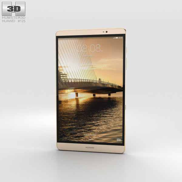 Huawei MediaPad M2 8-inch Gold 3D model