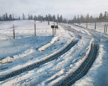 Snow road