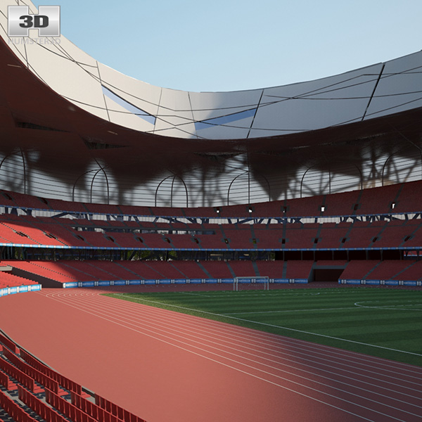 Nationalstadion Peking 3D-Modell