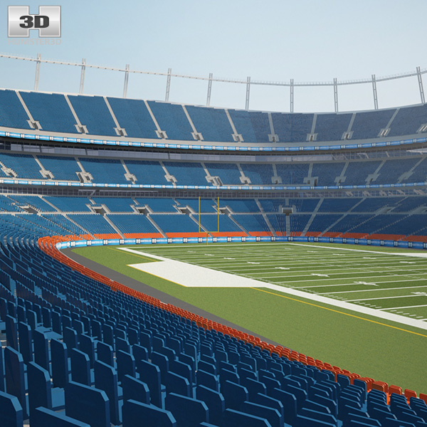 Sports Authority Field at Mile High 3D model