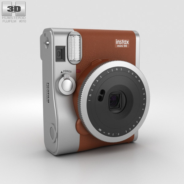 Fujifilm Instax Mini 90 Brown 3D model