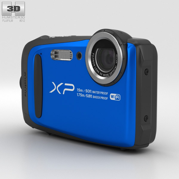 Fujifilm FinePix XP90 Blue 3Dモデル