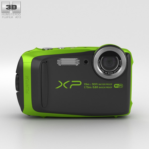 Fujifilm FinePix XP90 Lime 3D模型- 电子产品on 3DModels