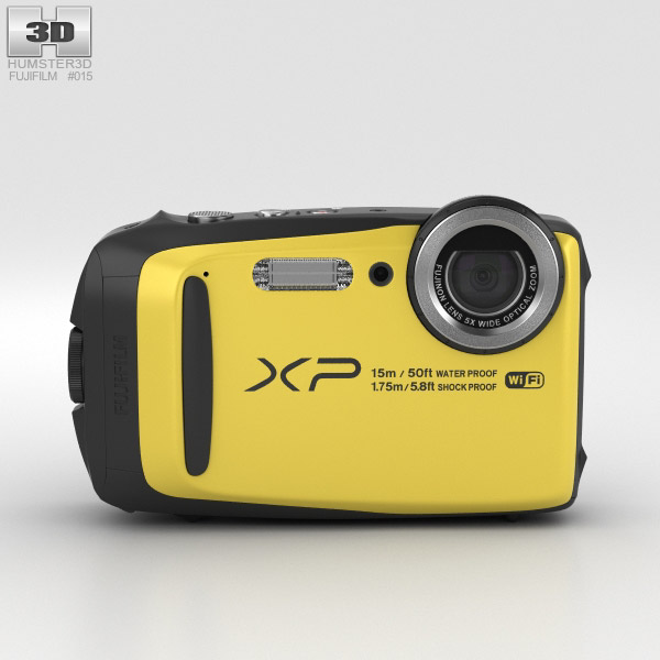 Fujifilm FinePix XP90 イエロー 3Dモデル - ダウンロード 電子機器 on ...