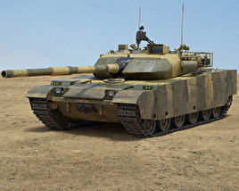 VT-4 (MBT-3000) Tank Modelo 3d
