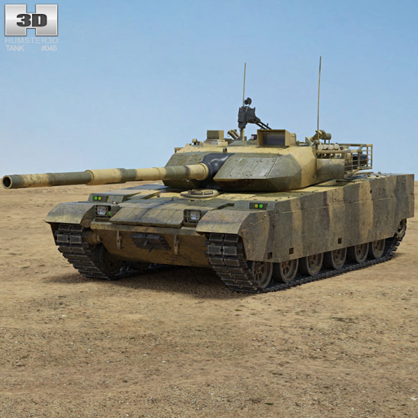 VT-4 (MBT-3000) Tank 3D model