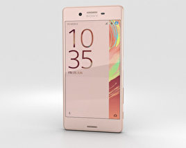 Sony Xperia X Rose Gold 3D model