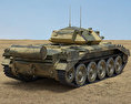 Crusader Tank Mk III 3d model back view