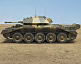 Crusader Tank Mk III 3d model side view