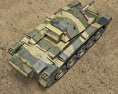 Crusader Tank Mk III 3d model top view