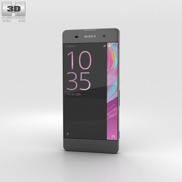 Sony Xperia XA Graphite Black Modèle 3D