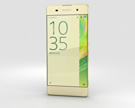 Sony Xperia XA Lime Gold 3D 모델 