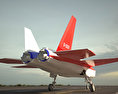 X-2 航空機・日本 3Dモデル