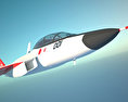X-2 航空機・日本 3Dモデル