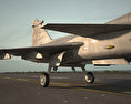 Saab JAS 39 Gripen Modelo 3d
