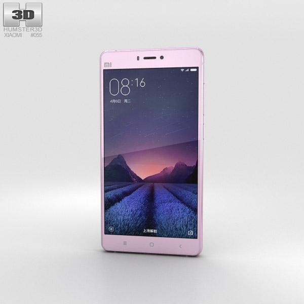 Xiaomi Mi 4s Pink 3D модель