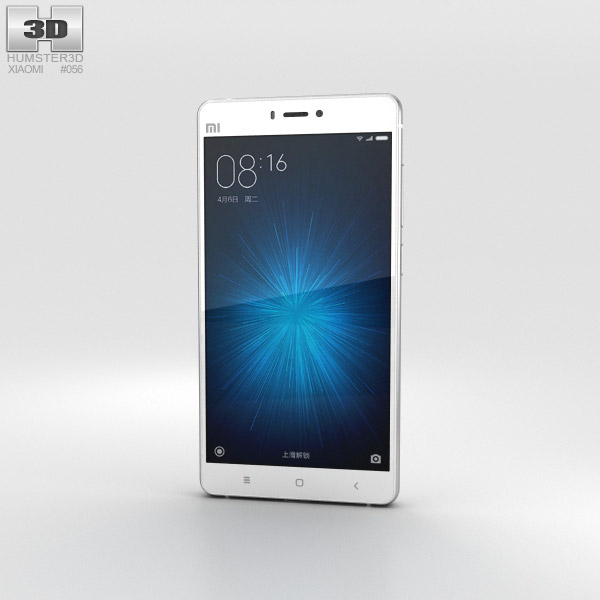Xiaomi Mi 4s Blanco Modelo 3D