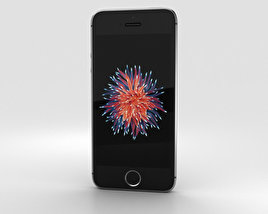 Apple iPhone SE Space Gray 3D model