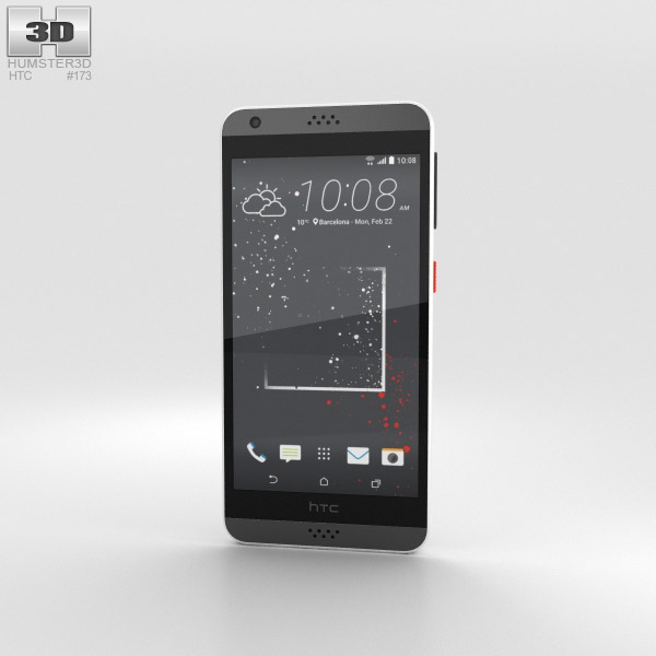HTC Desire 530 Blanc Modèle 3D