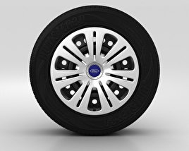 Ford Galaxy Wheel 16 inch 001 3D model