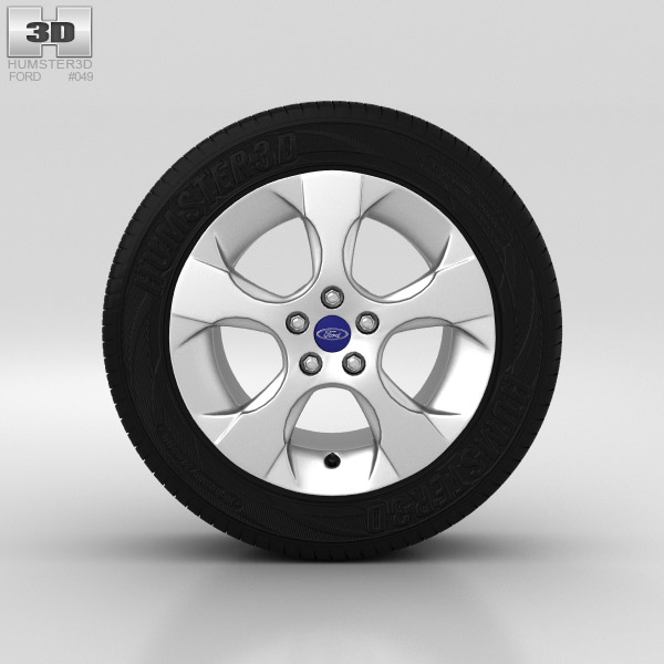 Ford Galaxy Wheel 16 inch 002 3d model