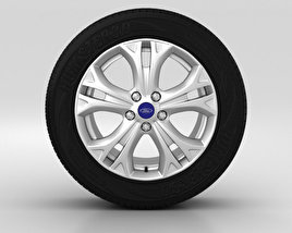Ford Galaxy Wheel 17 inch 001 3D model
