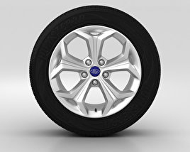 Ford Galaxy Wheel 18 inch 001 3D model