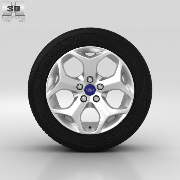 Ford Grand C Max Wheel 16 inch 002 3D model