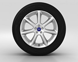 Ford Grand C Max Wheel 18 inch 001 3D model