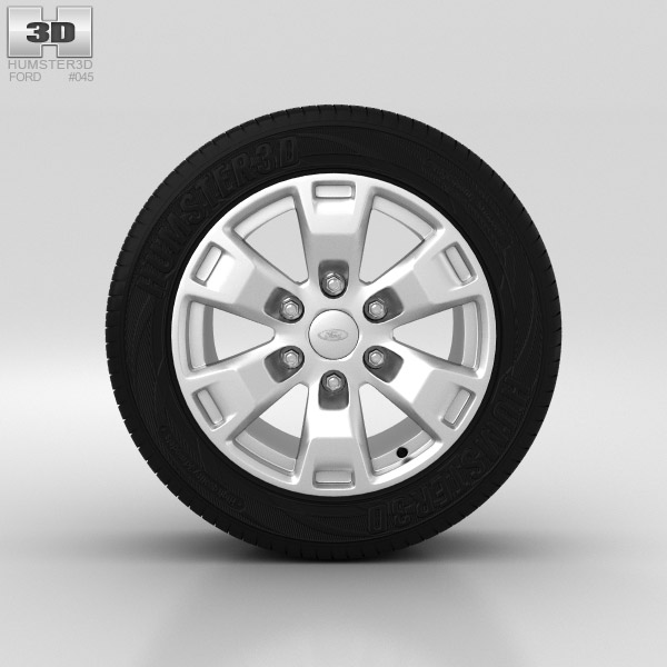 Ford Ranger Wheel 16 inch 002 3D model