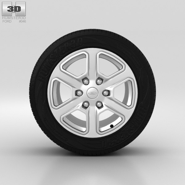 Ford Ranger Wheel 17 inch 001 3D model