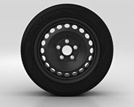Ford S Max Wheel 16 inch 001 3D model