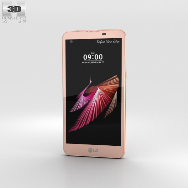 LG X Screen Pink Gold 3D модель