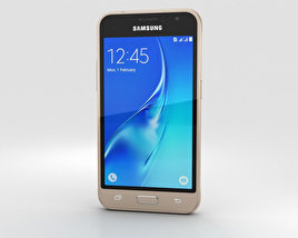 Samsung Galaxy J1 (2016) Gold 3D model