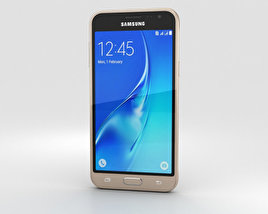 Samsung Galaxy J3 (2016) Gold 3D 모델 