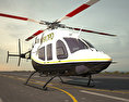 Bell 429 GlobalRanger 警用直升飞机 3D模型