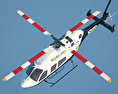 Bell 429 GlobalRanger 경찰 헬리콥터 3D 모델 