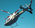 Bell 429 GlobalRanger Hélicoptère de la police Modèle 3d
