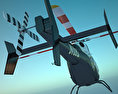 Bell 429 GlobalRanger Hélicoptère de la police Modèle 3d