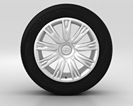 Hyundai Genesis Wheel 18 inch 001 3D model